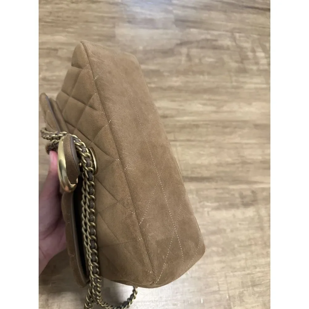 Coach Tabby 26 Suede Shoulder Bag Cedar